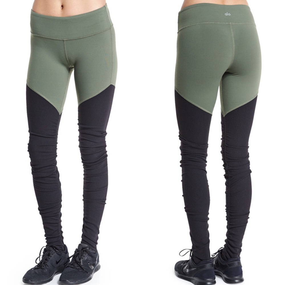 Goddess 2 Colorblock Ribbed Leggings